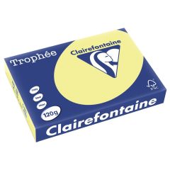Ramette de papier de 250 feuilles A4 120g - Jonquille : CLAIREFONTAINE Trophée image