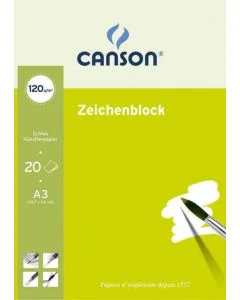 Bloc à dessin - 20 feuilles - A3 : CANSON Image