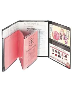 Pochette de protection 145 x 95 mm OXFORD Triple image