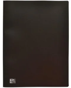 Protège-documents Memphis de 50 Pochettes - Noir : OXFORD Visuel