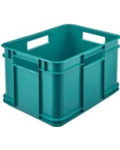 Bac de rangement Euro-Box M - 16 litres - Bleu ciel : KEEEPER Bruno Eco