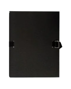 EXACOMPTA Chemises toilées à sangle - Noir 223065E