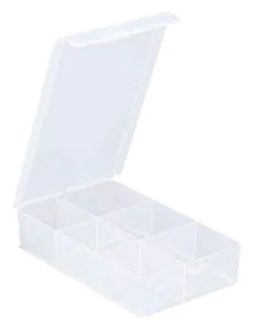 Boîte d' assortiment - 6 compartiments - Transparent : EuroPlus Basic image