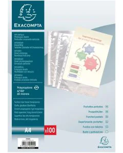 5000E Pochettes perforées Exacompta A4 vertical