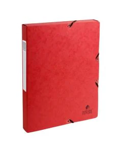 EXACOMPTA Boîtes de classement 50305E  - Dos 25 mm Rouge