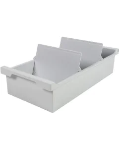 Bac pour 1200 fiches  - Format A6 - Gris EXACOMPTA 52240D