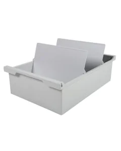 Bac pour 1200 fiches  - Format A4 - Gris lumière EXACOMPTA 52540D