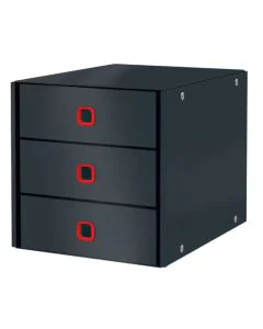 Bloc de rangement Click & Store Cosy - 3 tiroirs - Gris : LEITZ image