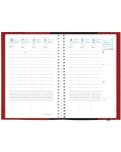 Agenda Semainier 2025 - 100 x 150 mm - Cuivre irisé QUO VADIS Time et Life Pocket intérieur