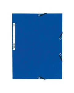 Lot de 50 chemises à élastiques 55302E Bleu Exacompta