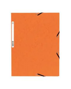 Lot de 50 chemises à élastiques 55304E Orange Exacompta