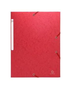 EXACOMPTA 55755E - Chemises à élastiques Scotten - Rouge