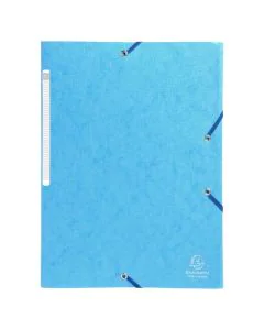 EXACOMPTA 55761E Chemises à élastiques Scotten - Turquoise