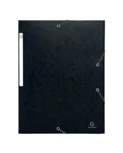 EXACOMPTA 55951E - Chemises à élastiques Scotten - Noir