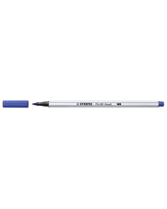 Photo STABILO : Stylo-feutre Pen 68 Brush - Bleu Outremer