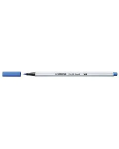 Photo STABILO : Stylo-feutre Pen 68 Brush - Bleu Foncé