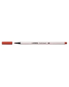 Photo STABILO : Stylo-feutre Pen 68 Brush - Carmin