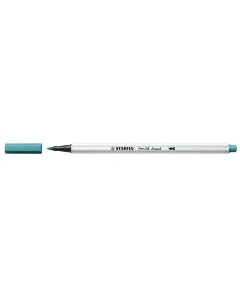Photo STABILO : Stylo-feutre Pen 68 Brush - Bleu Turquoise