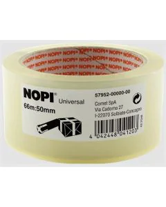 Ruban adhésif d'emballage 50 mm x 66 m - Transparent  NOPI