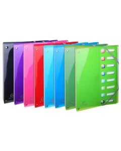 Trieur à dos extensible - 8 compartiments - Assortiment EXACOMPTA Iderama