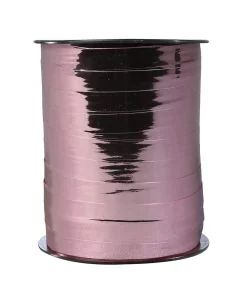 Ruban cadeau bolduc - Vieux Rose Métallique : CLAIREFONTAINE image