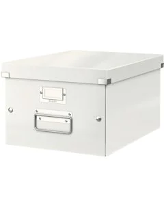 Boite de rangement WOW A4 - 210 x 297 mm - Blanc : LEITZ Photo