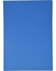 Carton de Bricolage A4 - Bleu moyen - 300 g/m² : FOLIA Lot de 50 Visuel