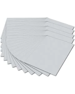 Carton de Bricolage A4 - Gris clair - 300 g/m² : FOLIA Lot de 50 Visuel