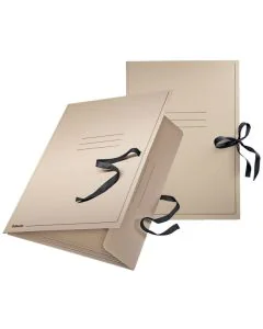 Carton à Dessin à ruban - Avec rabats - A1 Brun ESSELTE Modèle