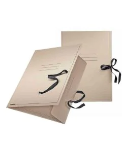 Photo Carton à dessin à ruban - Avec rabats - A3 - Gris ESSELTE Exemple