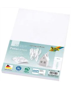 Carton de Bricolage 700 x 1000 mm - Blanc - 300 g/m² FOLIA Lot de 10