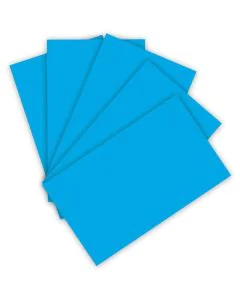 Carton de Bricolage 700 x 1000 mm - Bleu Pacifique - 300 g/m² FOLIA Lot de 10