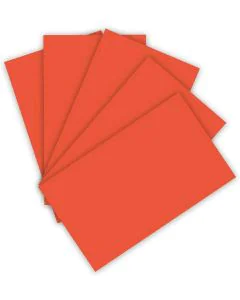 Carton de Bricolage 700 x 1000 mm - Orange - 300 g/m² FOLIA Lot de 10
