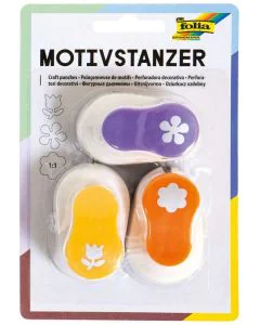 Perforateurs motifs de fleurs : FOLIA Lot de 3 image