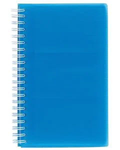 Reliure à spirales pour cartes de visite - 96 cartes - Assortiment EXACOMPTA Linicolor Bleu