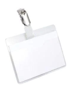 Photo Badges avec clip et ouverture sur le haut DURABLE