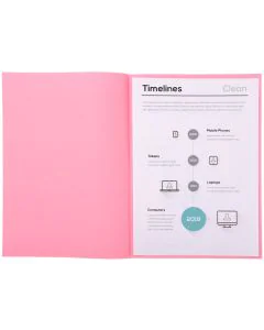 Sous-chemises pour dossier A4 Rose EXACOMPTA 850103E