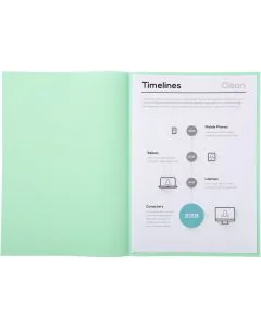 Sous-chemises pour dossier A4 Vert EXACOMPTA 850104E