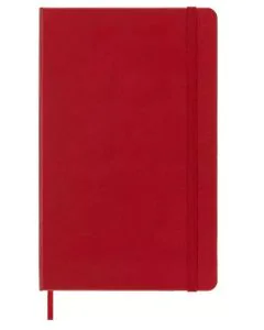 Carnet de Notes Ligné 21 x 13 cm L/A5 - Rouge Classic MOLESKINE 