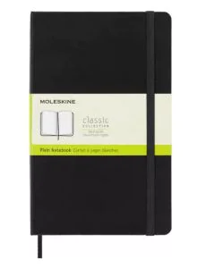 Carnet de Notes Quadrillé 21 x 13 cm L/A5 - Noir Classic MOLESKINE 