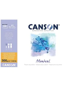 Bloc Aquarelle A3 - 297 x 420 mm CANSON Montval 100 feuilles