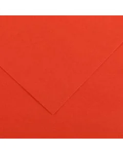 Feuilles de couleur 500 x 650 mm - Tomate - CANSON Vivaldi