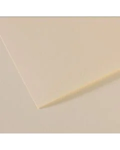 Feuille de Papier dessin Mi-teintes - 500 x 650 mm - Crème pastel : CANSON Image
