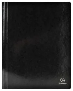 EXACOMPTA 380801B : Chemises à lamelles - Noir Iderama Couverture