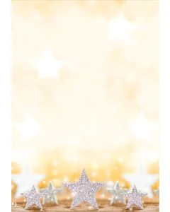 Papier à motif de Noël - Etoiles Scintillantes - Lot de 100 feuilles : SIGEL image