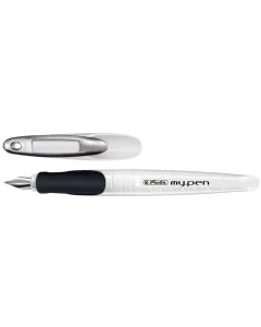Photo Stylo plume My Pen - Droitier - Blanc / Noir HERLITZ