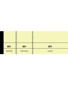 PASSE - PARTOUT Lot de 100 tickets - Jaune (Elve - Carnet de coupons 213) image