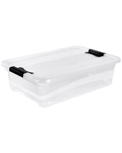 Photo Boite de rangement à couvercle - 28 litres - Transparent KEEEPER Cornelia