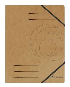 Photo Chemise à élastiques A4 - Brun : HERLITZ  11159662