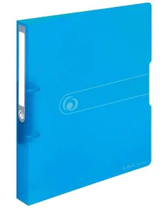 Photo Classeur à 2 anneaux - Dos de 38 mm - Bleu transparent : HERLITZ Easy orga to go 11205762